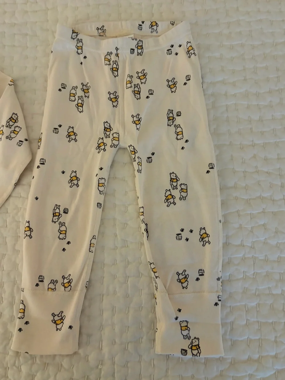 NWOT Hanna Andersson Disney Winnie the Pooh Cotton Kimono Top & Pants Set 18-24M